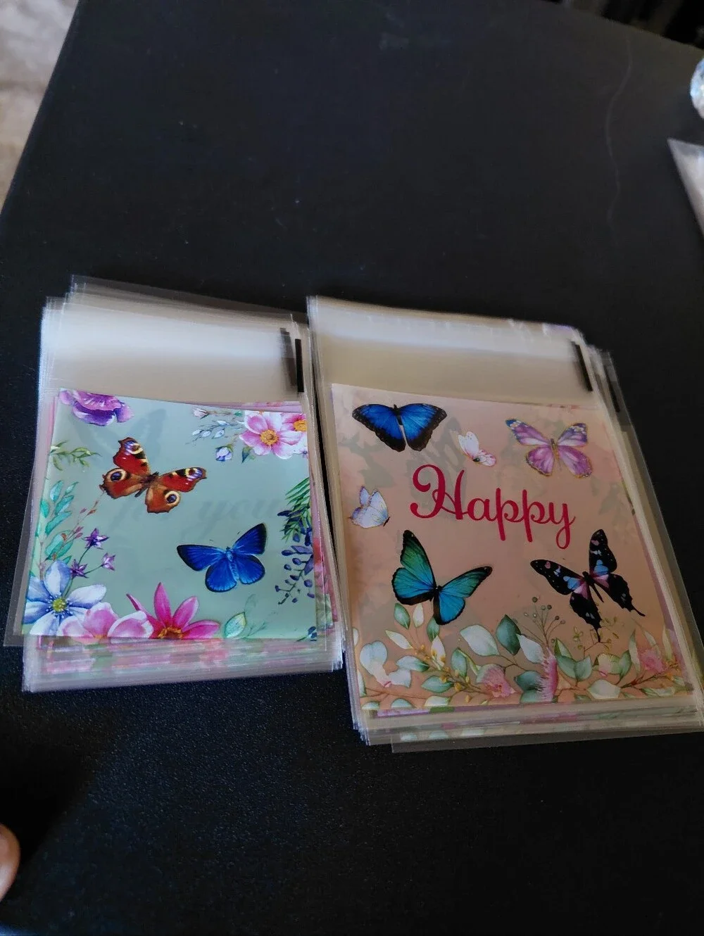40ct. Resealable Cellophane Bags 20 -3x4 + 20 -2x2